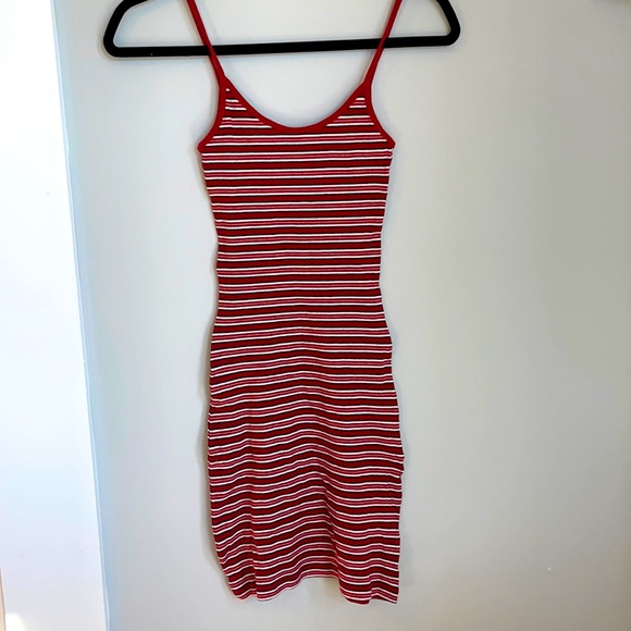 Red Striped Dress - Picture 1 of 5